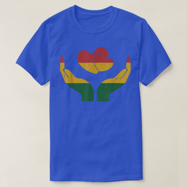 Camiseta Hand Heart Juneteenth Cute Melanin Pride African A (Diseño del anverso)