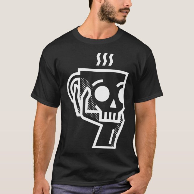 Camiseta Hand Holding Coffee Cup Hamlet Play Shakespeare (Anverso)