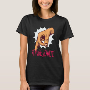 Camiseta Hand look en diseño de juegos de humor