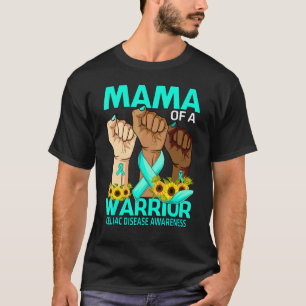 Camiseta Hand Mama De Un Guerrero De La Enfermedad Celiaca 