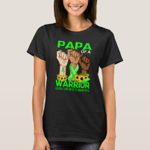 Camiseta Hand Papa Of A Warrior Neural Tube Defects Awarene