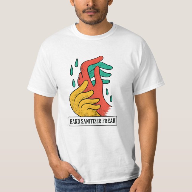 Camiseta Hand Sanitizer Freak (Anverso)