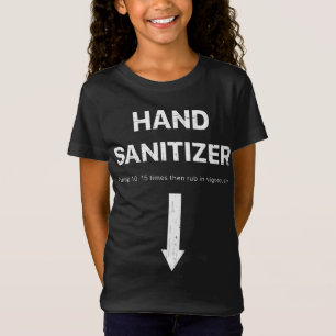 Camiseta Hand Sanitizer humor divertido para adultos signif