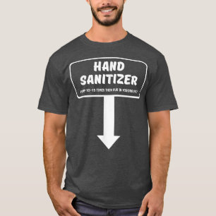 Camiseta Hand SanitizerFunny Navidades de humor para adulto