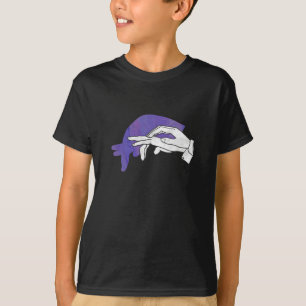Camiseta Hand Silhouette Anteater Purple