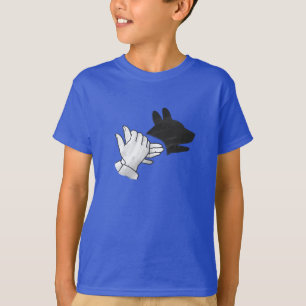Camiseta Hand Silhouette Dog