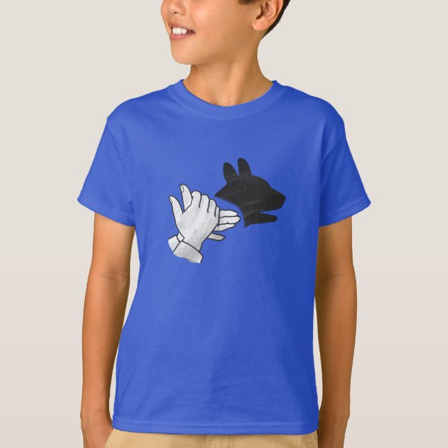 Camiseta Hand Silhouette Dog (Anverso)