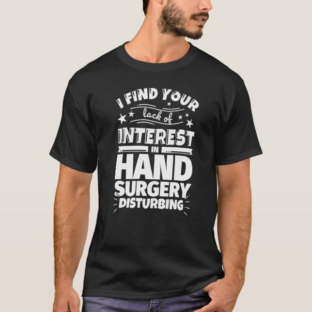 Camiseta Hand surgery Funny Lack of Interest Premium (Anverso)