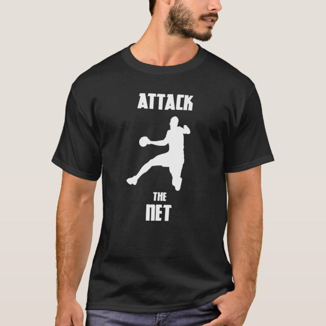 Camiseta Handball  Attack the Net (Anverso)