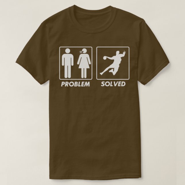 Camiseta Handball is the solution (Diseño del anverso)