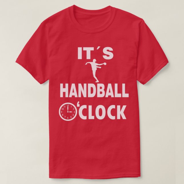 Camiseta Handball oclock Jump Shot Handball Player Resin (Diseño del anverso)