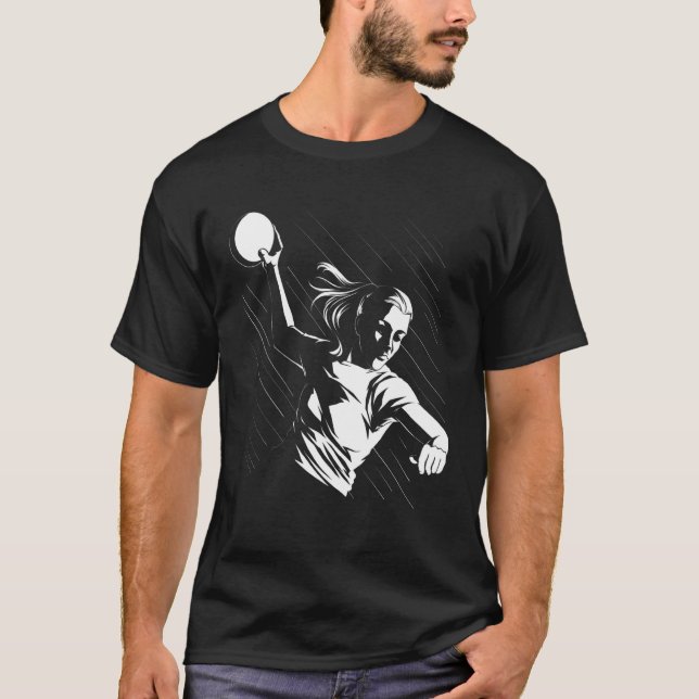 Camiseta Handball Player Handball Ball Outfit Handball Live (Anverso)