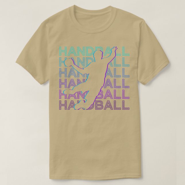 Camiseta Handball Player Retro 1 (Diseño del anverso)