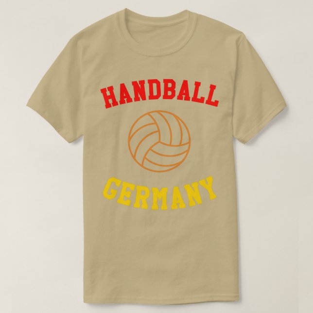 Camiseta Handball Sport Hobby Leisure Gift Alemania (Diseño del anverso)