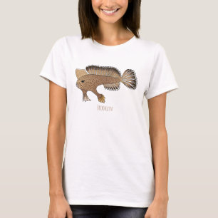 Camiseta Handfish cartoon illustration