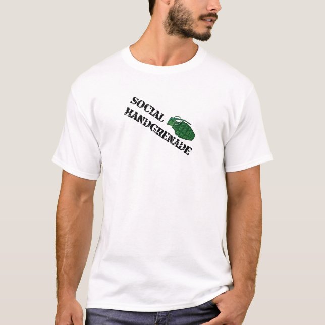 Camiseta Handgrenade social (Anverso)