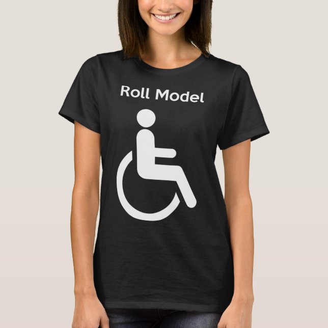 Camiseta Handicap de modelo de rol desactivado (Anverso)
