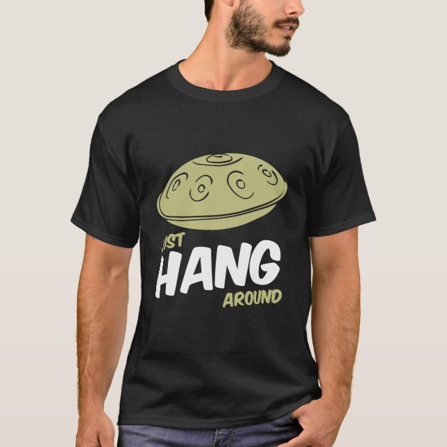 Camiseta Handpan Hang Music Sound Design Premium T-Shirt (Anverso)