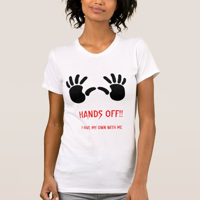 CAMISETA HANDS OFF!! (Anverso)