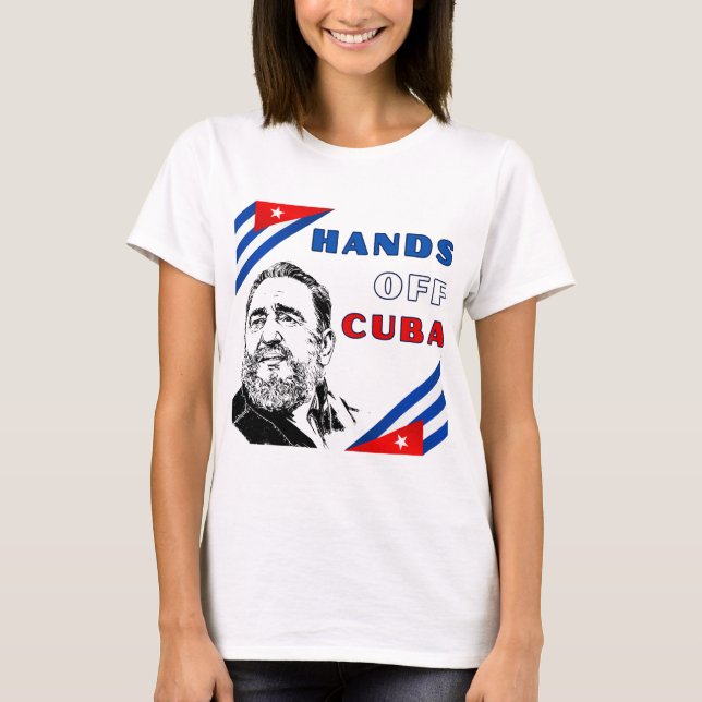 Camiseta Hands Off Cuba (Anverso)