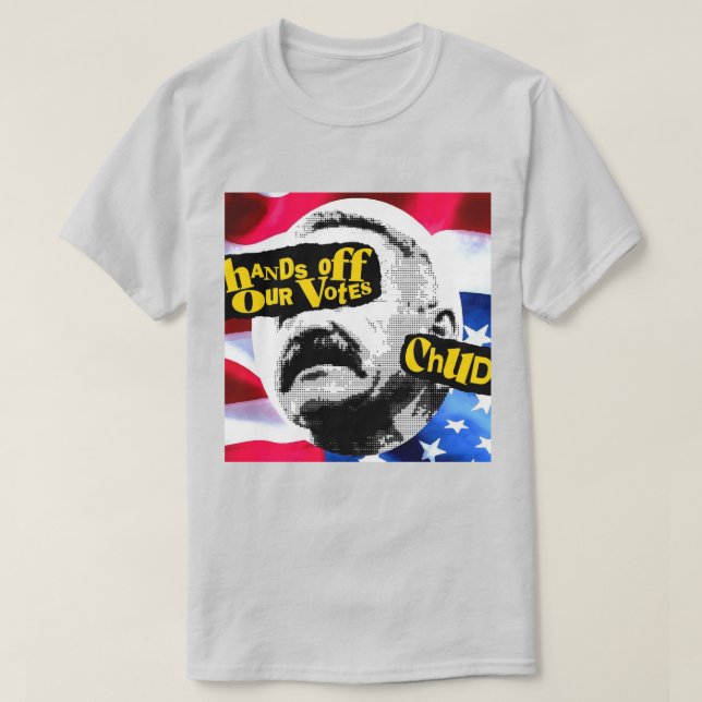 Camiseta Hands Off Our Votes (Diseño del anverso)