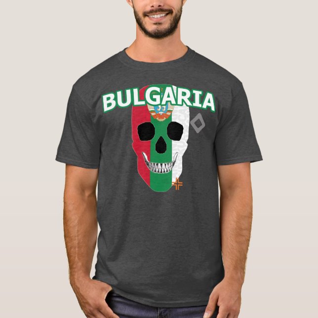 Camiseta HANDSKULL Bulgaria t-shirt basic B2 (Anverso)