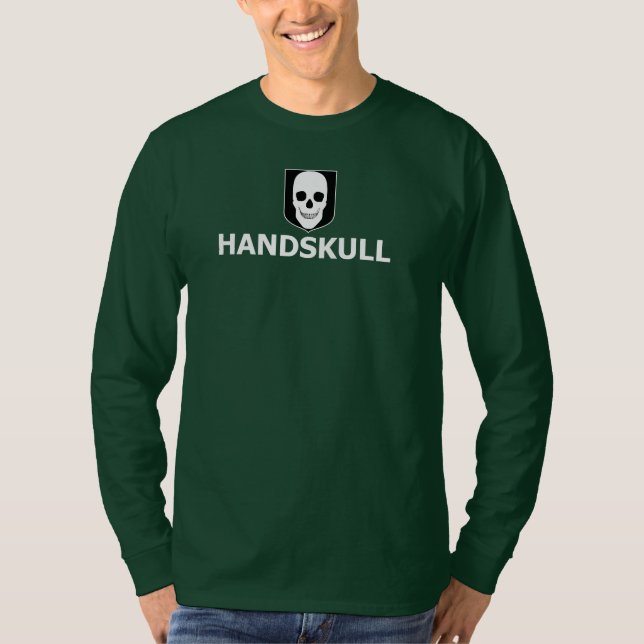Camiseta HANDSKULL Francia - Manga larga básica (Anverso)