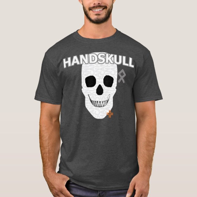Camiseta HANDSKULL Handskull básica B2 (Anverso)