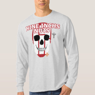 Camiseta HANDSKULL Nueve Pulgadas Tuercas De Manga Larga Ca