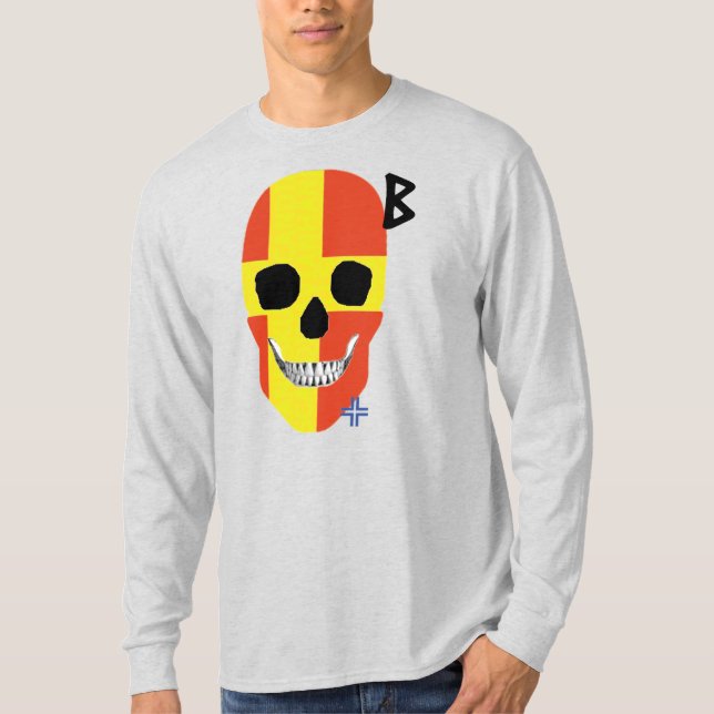 Camiseta HANDSKULL Skåne Long Sleeve T-Shirt B2 (Anverso)