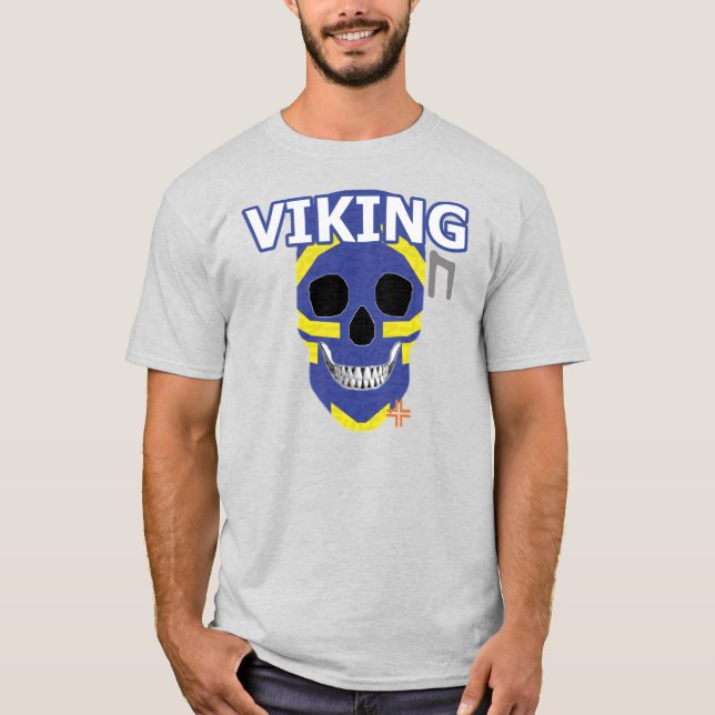 camiseta HANDSKULL Viking básica B2 (Anverso)