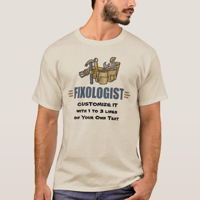 Camiseta Handyman humorístico (Anverso)