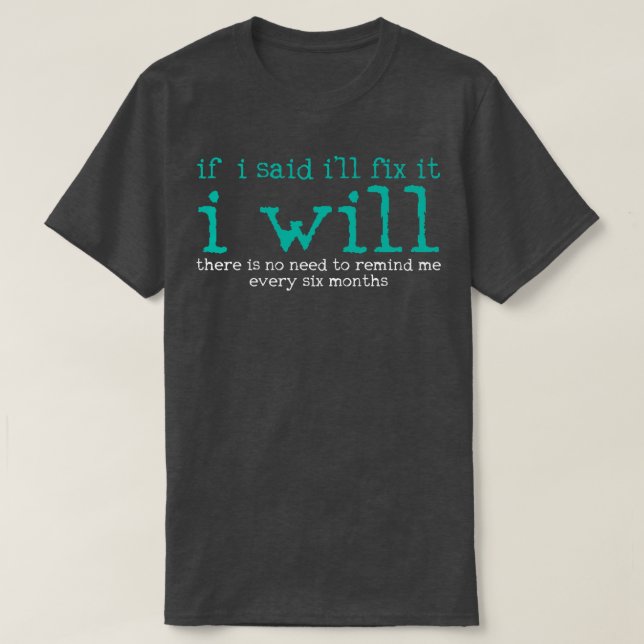 Camiseta Handyman mecánico 1 (Diseño del anverso)