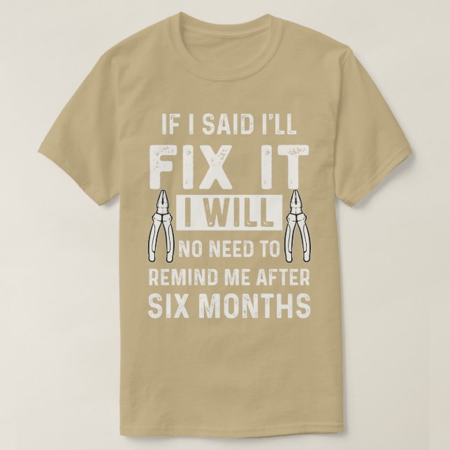 Camiseta Handyman mecánico 3 (Diseño del anverso)