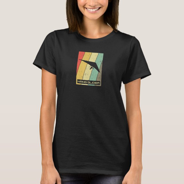 Camiseta Hang glider delta planeador de deportes de aire (Anverso)
