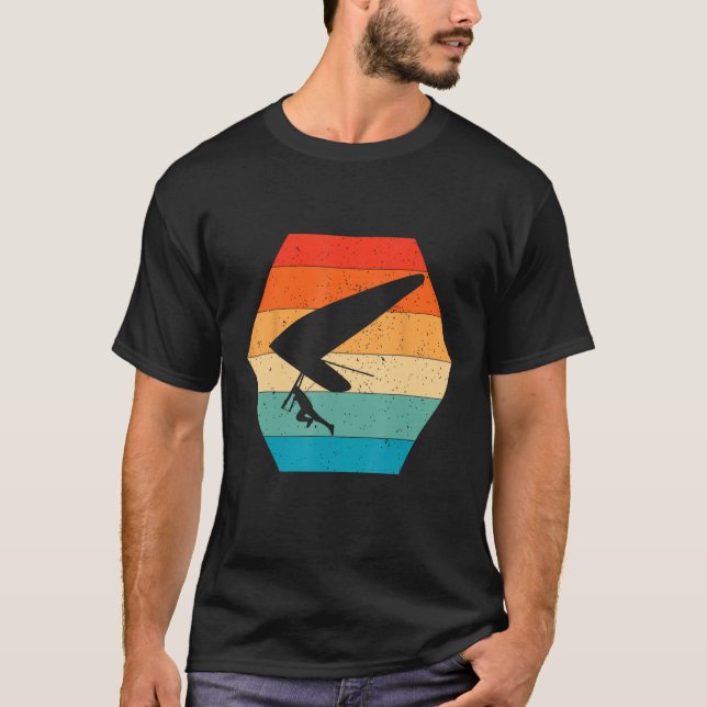 CAMISETA HANG GLIDER RETRO DESIGN (Anverso)