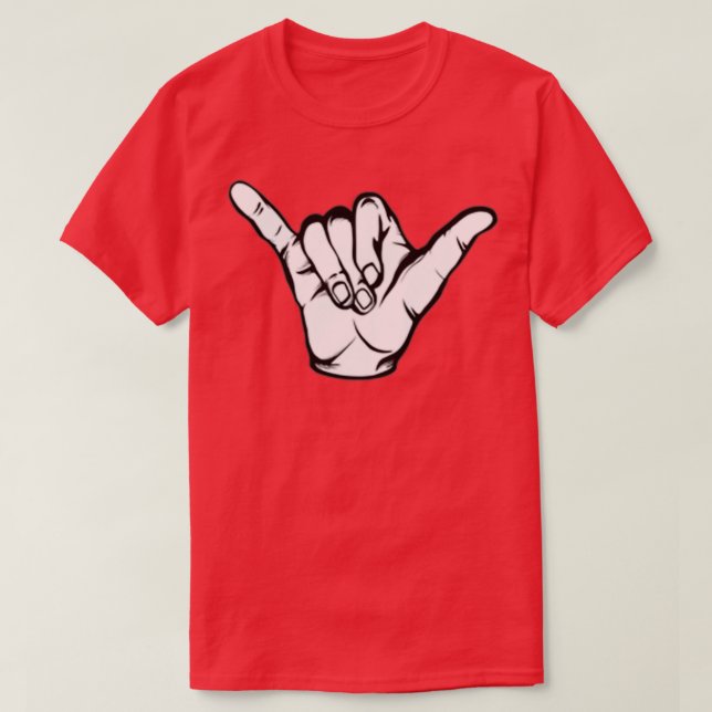 Camiseta Hang Loose Hand T (Diseño del anverso)