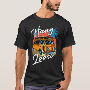Camiseta Hang Loose Hawaii Surfer Bus Pop Art