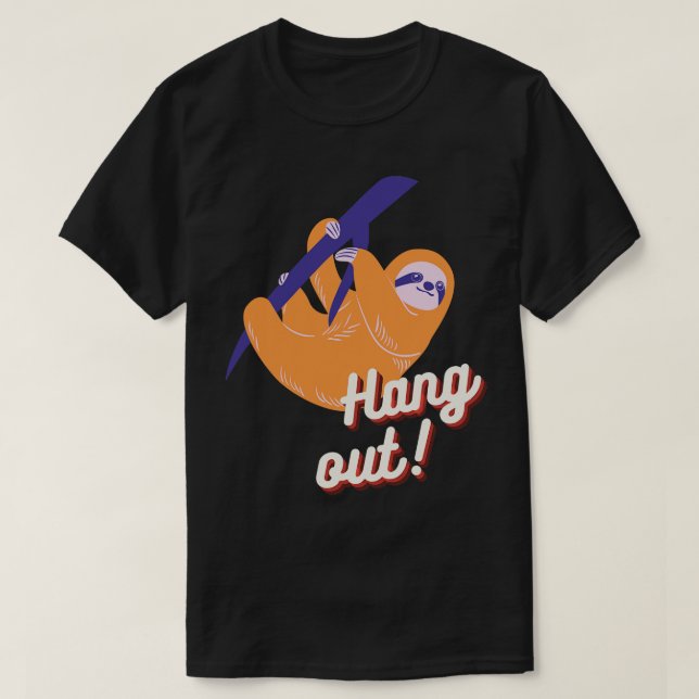 Camiseta Hang Out Cute Slote Ilustracion (Diseño del anverso)