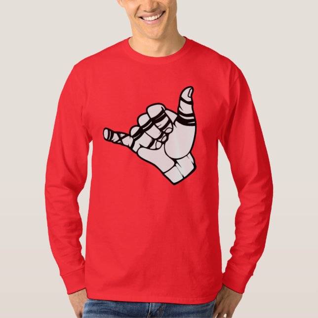 Camiseta Hang suelta Shaka BJJ (Anverso)