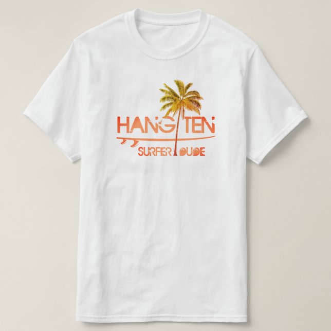 Camiseta - Hang Ten (Diseño del anverso)