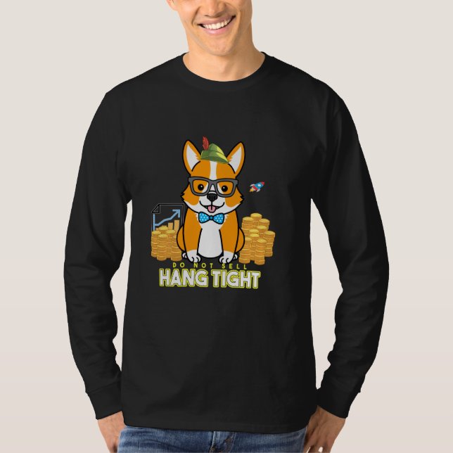 Camiseta Hang Tight No Vende Apuestas De Acciones De Cripto (Anverso)