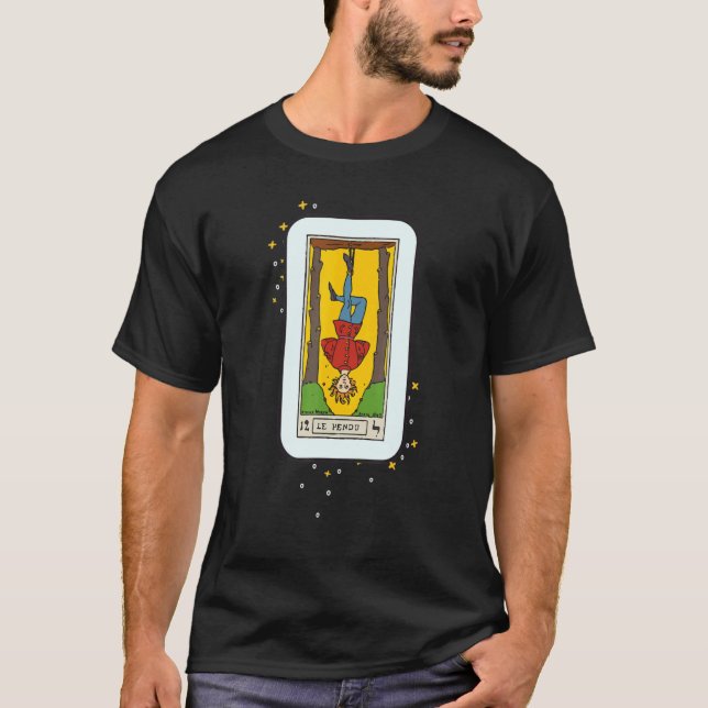 Camiseta Hanged Man Tarot Card Occult Beliefs Divination Fa (Anverso)
