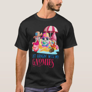 Camiseta Hangin' Con Mis Gnomies Gnomes Recorte De Vacacion