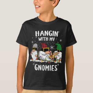 Camiseta Hangin' Con Mis Gnomies Tres Navidades Gnomes Buf