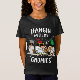 Camiseta Hangin' Con Mis Gnomies Tres Navidades Gnomes Buf