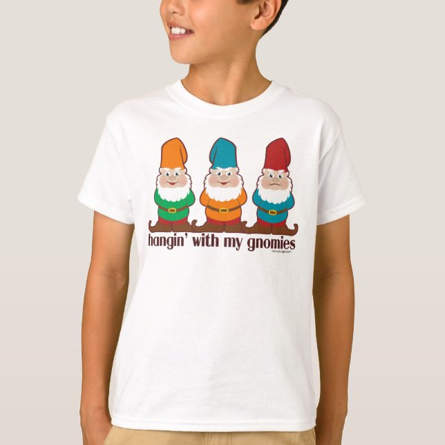Camiseta Hangin' con mis gnomos (Anverso)