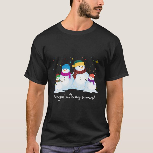 Camiseta Hangin Con Mis Snomies (Anverso)