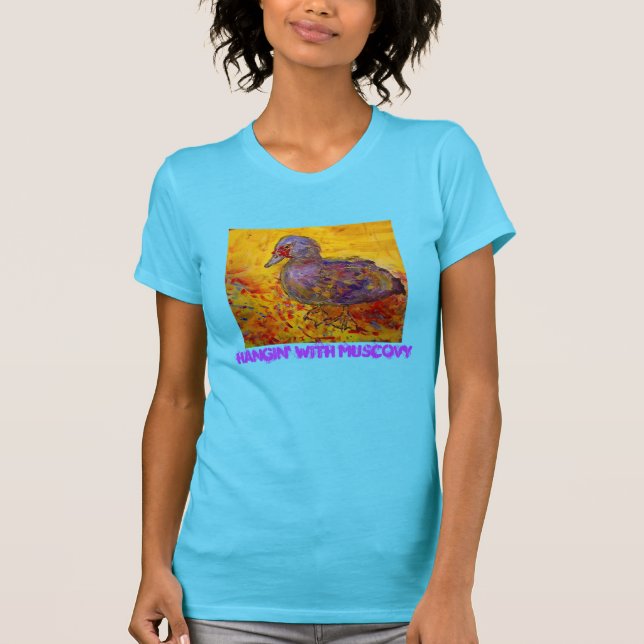 Camiseta hangin con muscovy (Anverso)