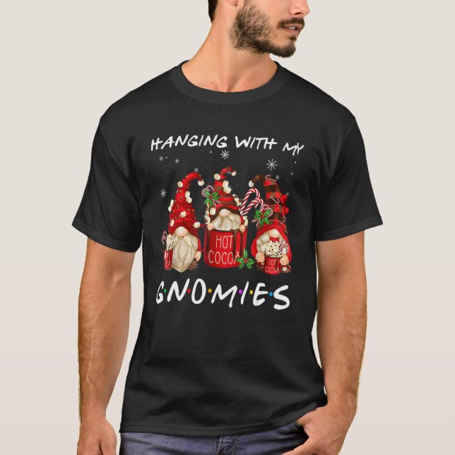 Camiseta Hanging With My Gnomies Hot Cocoa Gnomes Chocolate (Anverso)